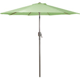 Outdoor Patio Market Umbrella With Hand Crank and Tilt - 9' - Sage Green